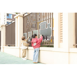 Outdoor Chalkboard „Train“