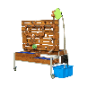 Mobile Outdoor Water Play System for the Kindergarten