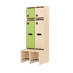 Garde-robe 2 places avec assise - T1