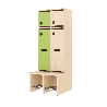 Garde-robe 2 places avec assise - T1