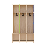 Garde-robe 3 places avec assise - T1