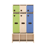 Garde-robe 3 places avec assise - T1