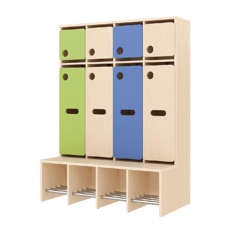 Garde-robe 4 places avec assise - T1