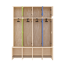 Garde-robe 4 places avec assise - T1