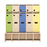 Garde-robe 5 places avec assise - T1