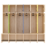 Garde-robe 6 places avec assise - T1