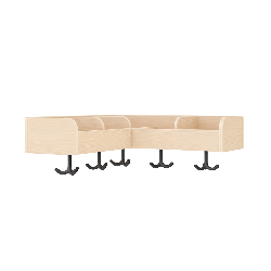 Porte-manteau - 5 casiers