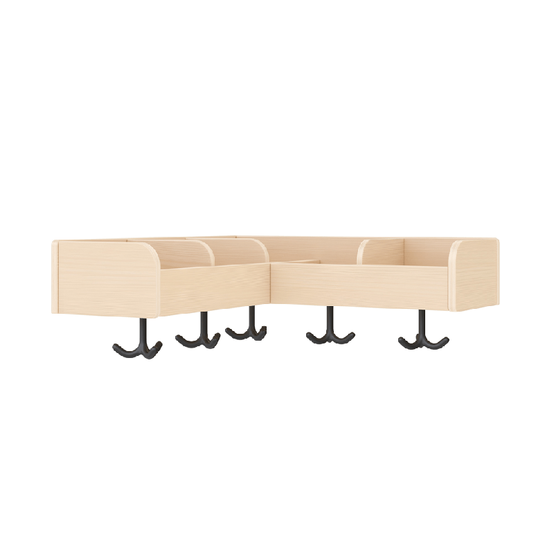 Porte-manteau - 5 casiers