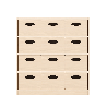 Meuble de rangement 12 bacs - MELU