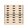 Meuble de rangement 24 bacs - NALA