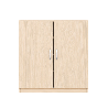 Armoire de rangement 2 portes - MILO