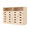 Meuble de rangement 20 casiers - Tilo