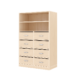 Armoire de rangement 8 casiers - Elio