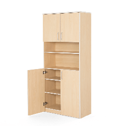 Armoire de rangement 4 portes - Noé