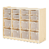 Meuble de rangement 16 bacs - Yuni
