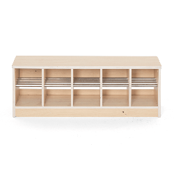 Banc vestiaire 8 casiers 99x33x35cm - Pomi