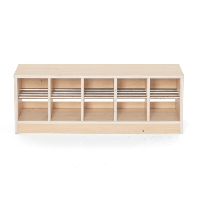 Banc vestiaire 8 casiers 99x33x35cm - Pomi