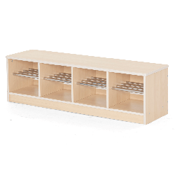 Banc vestiaire 8 casiers 120x33x35cm - Mopi