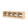Banc vestiaire 8 casiers 120x33x35cm - Mopi