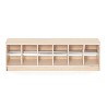 Banc vestiaire 12 casiers 120x33x35cm - Zomi