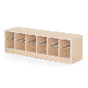 Banc vestiaire 12 casiers 120x33x35cm - Zomi