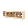 Banc vestiaire 12 casiers 120x33x35cm - Zomi