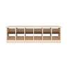 Banc vestiaire 12 casiers 120x33x35cm - Zomi