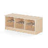 Banc vestiaire 6 casiers 90x33x35cm - Nami