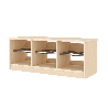 Banc vestiaire 6 casiers 90x33x35cm - Nami