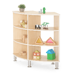 Meuble de rangement arrondi 6 cases - Lou