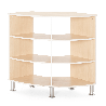 Meuble de rangement arrondi 6 cases - Lou