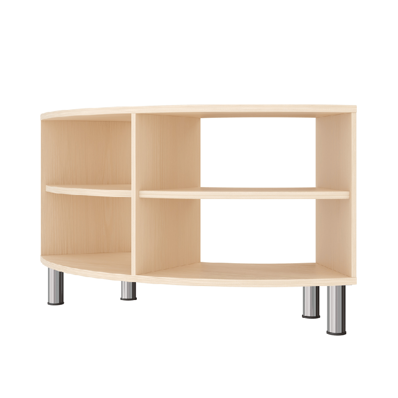 Meuble de rangement arrondi 4 cases - Blum