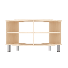 Meuble de rangement arrondi 4 cases - Blum