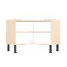 Meuble de rangement arrondi 4 cases - Blum