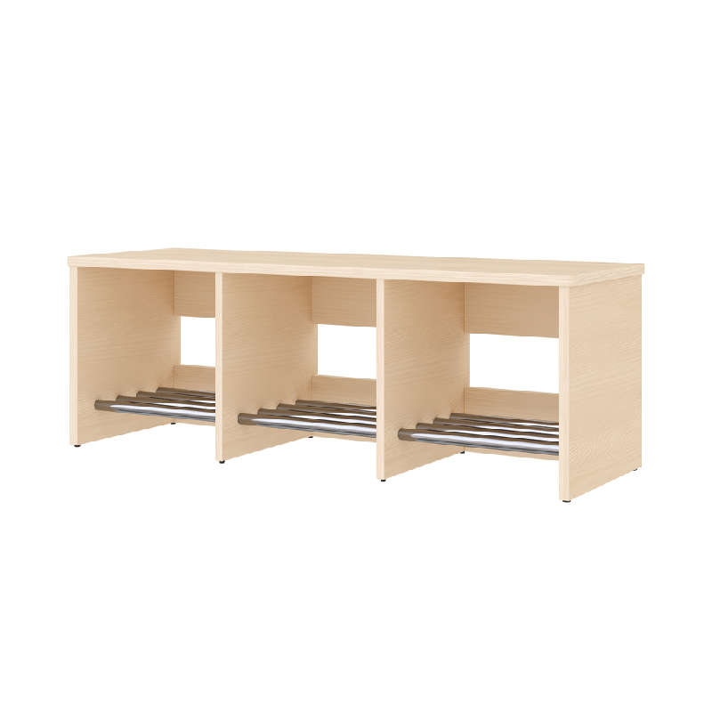 Banc de vestiaire 3 cases 90 cm - Maya