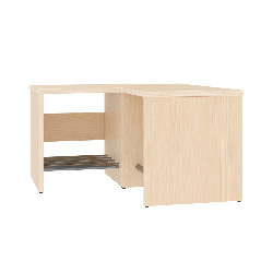 Banc vestiaire d'angle 2 casiers