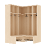 Vestiaire d'angle 6 places T1 - Mia