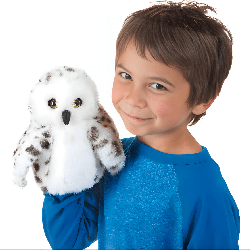Marionnette - Petit hibou des neiges