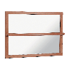 Miroir avec barre de maintien