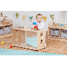 Cuisine d'activités avec robinet en bois