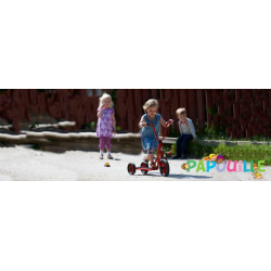 Trottinette enfant en métal à 3 roues mini viking