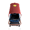 Poussette wagon 4 places - Superman - 6 mois +