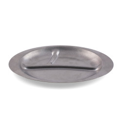 Assiette 3 compartiments - Inox micro-ondable