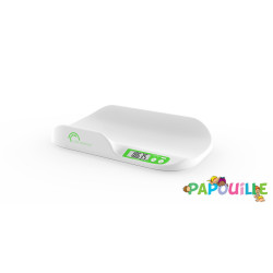 Pèse bébé anti chutes, rechargeable, anti-gigotement