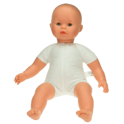 Grand poupon bébé 50 cm Caucasien