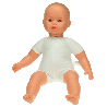 Grand poupon bébé 50 cm Caucasien