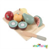 Fruit à découper en bois