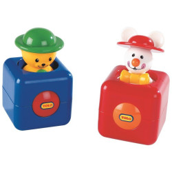 Lot de 2 grands pop-up ours souris