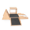Parcours de motricité bois avec miroir