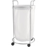Panier à linge rond sur roulettes – 50 L